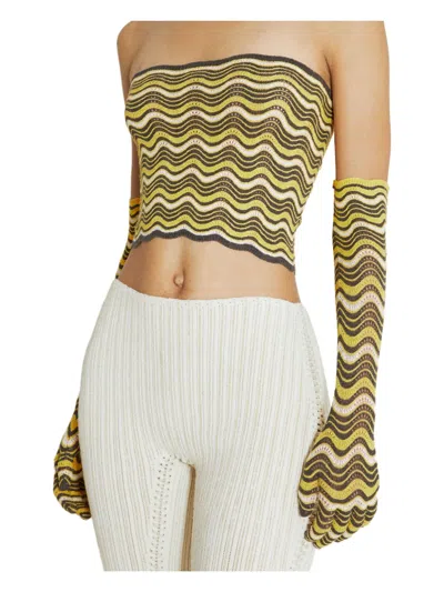 Isa Boulder Wave-pattern Tube Top