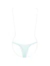 Isa Boulder Weave Side Bikini Bottom In Green