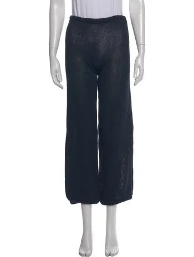 Pre-owned Isa Boulder Wide Leg Pants In Blue