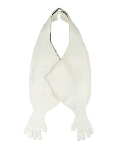 Isa Boulder Woman Gloves White Size M Acrylic, Elastane