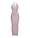 Isa Boulder Long Dresses In Purple
