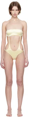 Isa Boulder Yellow Dandelion Swimsuit In Light Yellow