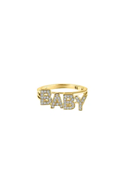 Isa Grutman Baby Ring In Yellow Gold