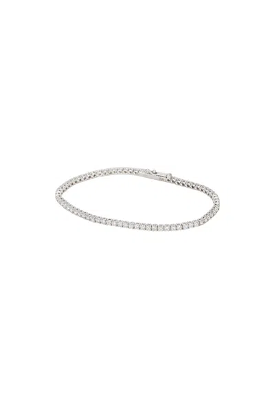 Isa Grutman Diamond Tennis Bracelet In White Gold