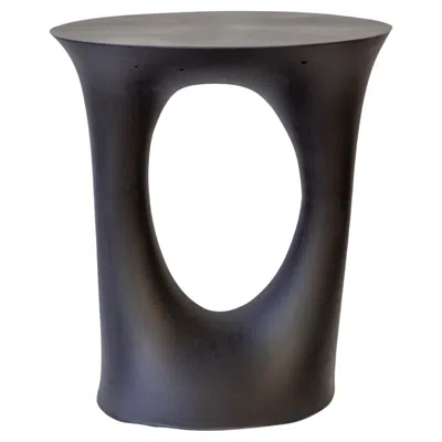 Pre-owned Isaac Friedman-heiman Black Kreten Nightstand, Bedside Table From Souda, Short, Made To Order