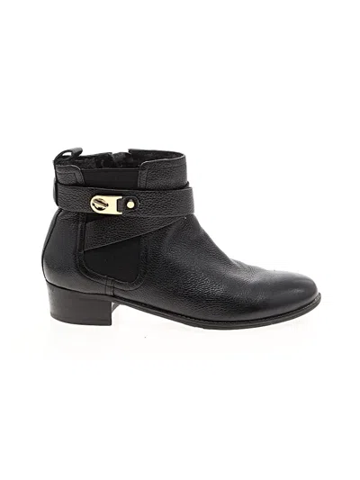 Pre-owned Isaac Mizrahi Ankle Boots In Black