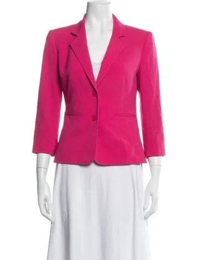 Pre-owned Isaac Mizrahi Blazer In Pink