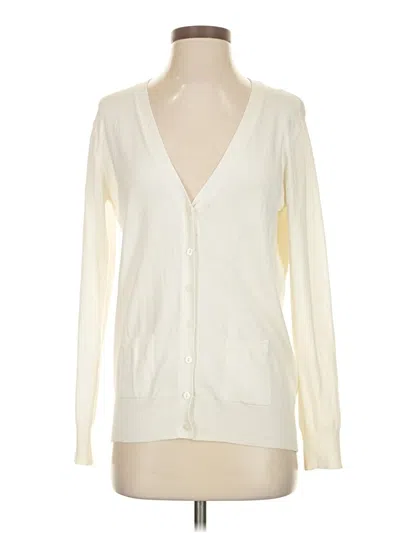 Pre-owned Isaac Mizrahi Cardigan Sweater In Ivory