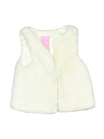 Pre-owned Isaac Mizrahi Kids' Cardigan Sweater In White