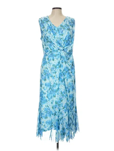 Pre-owned Isaac Mizrahi Cocktail Dress In Blue