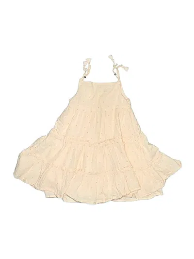 Pre-owned Isaac Mizrahi Kids' Dress In White