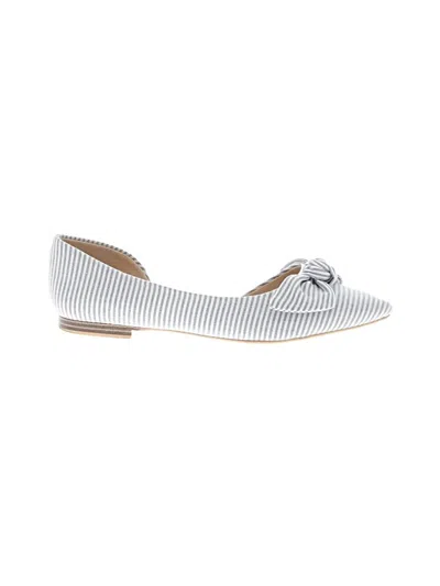 Pre-owned Isaac Mizrahi Flats In White