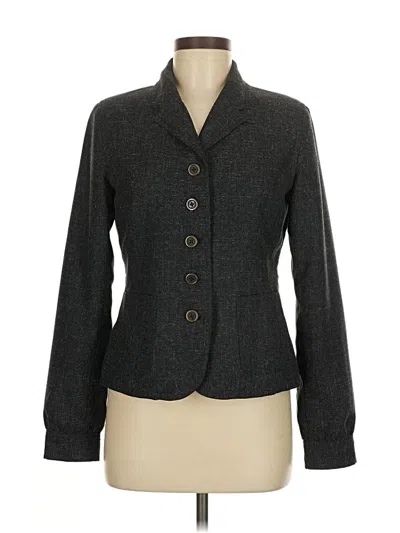Pre-owned Isaac Mizrahi For Target Blazer Jacket In Gray