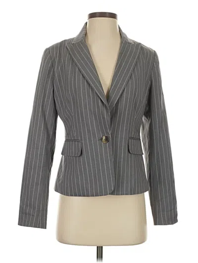 Pre-owned Isaac Mizrahi For Target Blazer Jacket In Gray