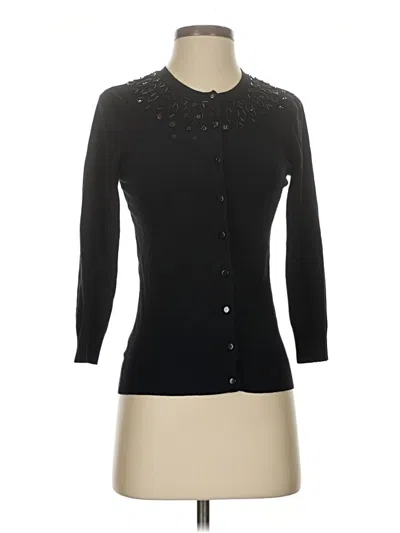 Pre-owned Isaac Mizrahi For Target Cardigan Sweater In Black