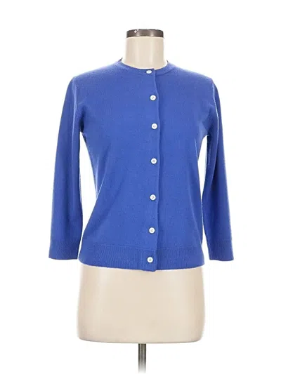 Pre-owned Isaac Mizrahi For Target Cardigan Sweater In Blue
