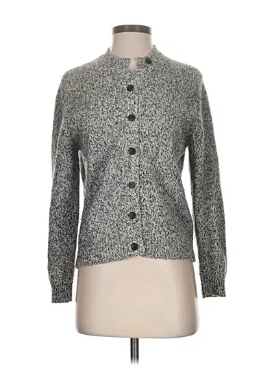 Pre-owned Isaac Mizrahi For Target Cardigan Sweater In Silver