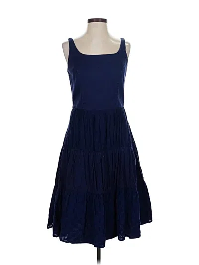 Pre-owned Isaac Mizrahi For Target Casual Dress In Blue
