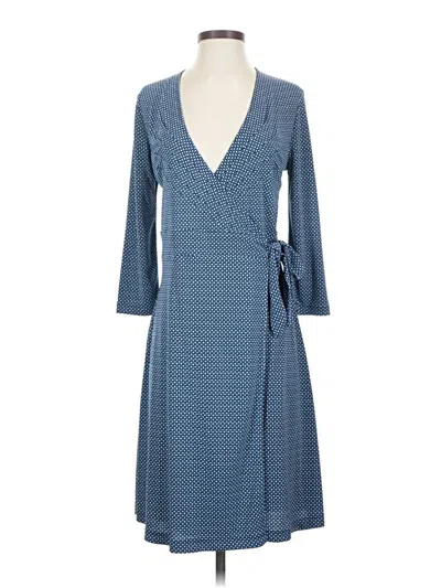 Pre-owned Isaac Mizrahi For Target Casual Dress In Blue