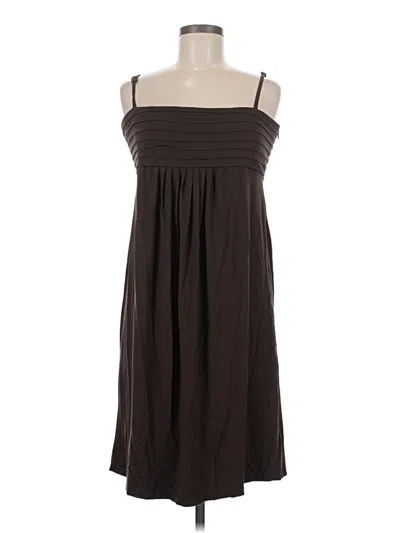 Pre-owned Isaac Mizrahi For Target Casual Dress In Brown