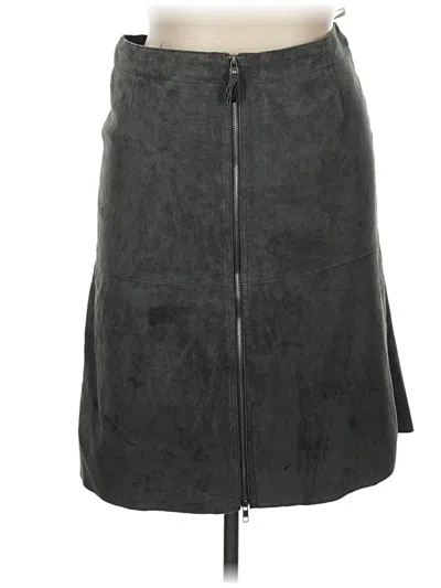 Pre-owned Isaac Mizrahi For Target Casual Skirt In Gray