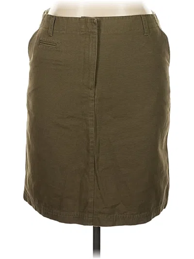 Pre-owned Isaac Mizrahi For Target Casual Skirt In Green