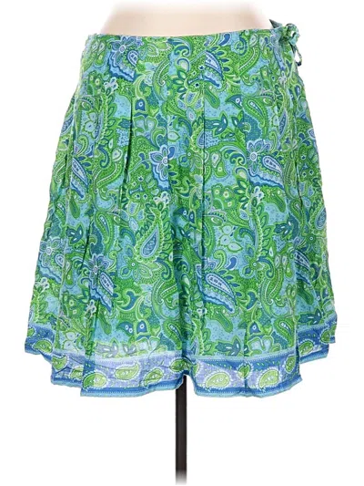 Pre-owned Isaac Mizrahi For Target Casual Skirt In Green