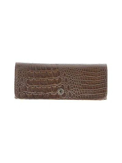 Pre-owned Isaac Mizrahi For Target Clutch In Brown