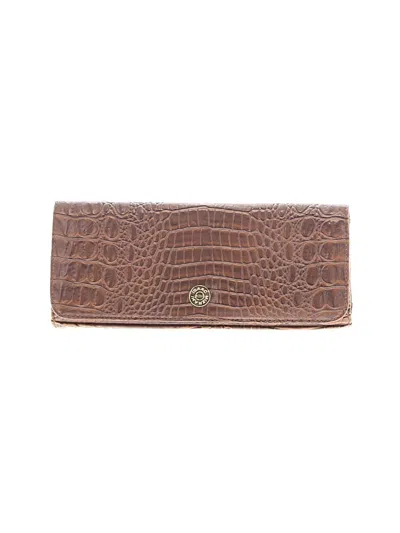 Pre-owned Isaac Mizrahi For Target Clutch In Brown