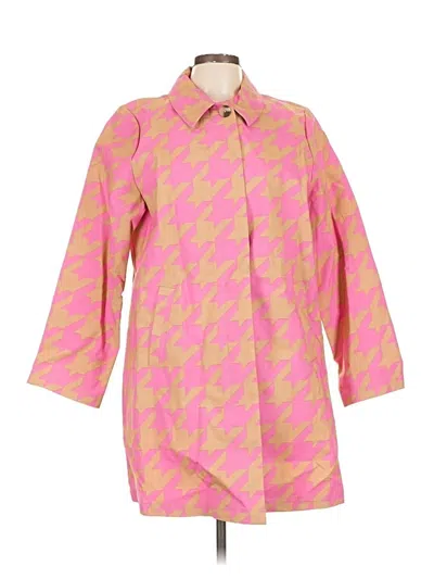 Pre-owned Isaac Mizrahi For Target Coat In Pink