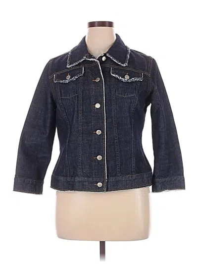 Pre-owned Isaac Mizrahi For Target Denim Jacket In Blue
