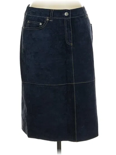 Pre-owned Isaac Mizrahi For Target Denim Skirt In Blue