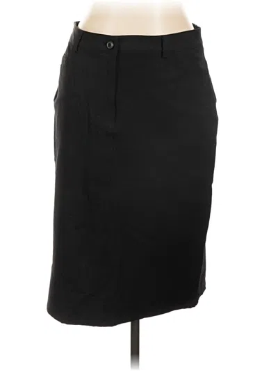 Pre-owned Isaac Mizrahi For Target Formal Skirt In Black