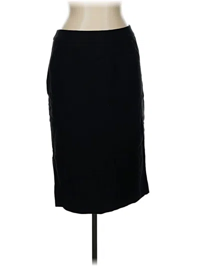 Pre-owned Isaac Mizrahi For Target Formal Skirt In Black