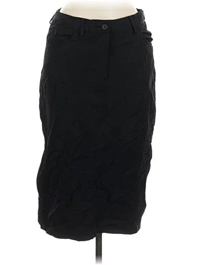 Pre-owned Isaac Mizrahi For Target Formal Skirt In Black