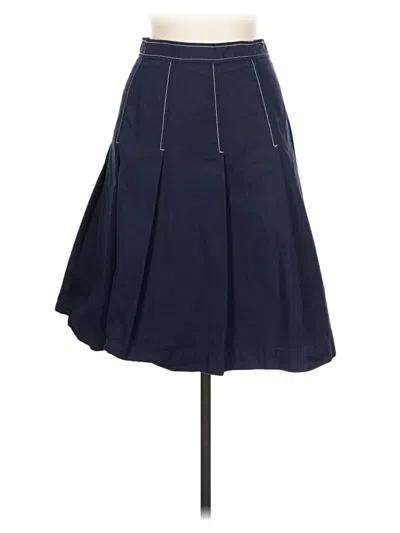 Pre-owned Isaac Mizrahi For Target Formal Skirt In Blue