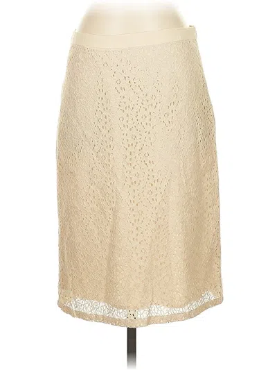 Pre-owned Isaac Mizrahi For Target Formal Skirt In Brown