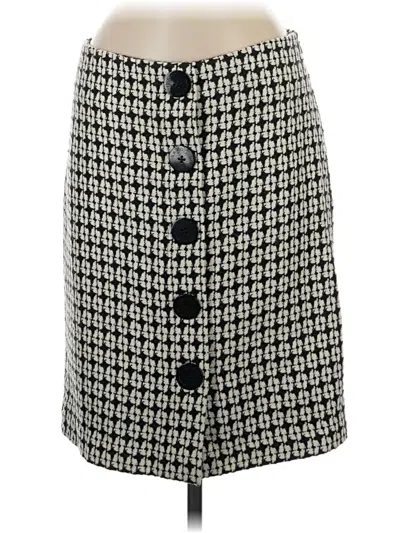 Pre-owned Isaac Mizrahi For Target Formal Skirt In Gray