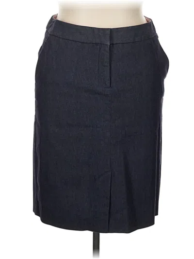 Pre-owned Isaac Mizrahi For Target Formal Skirt In Gray