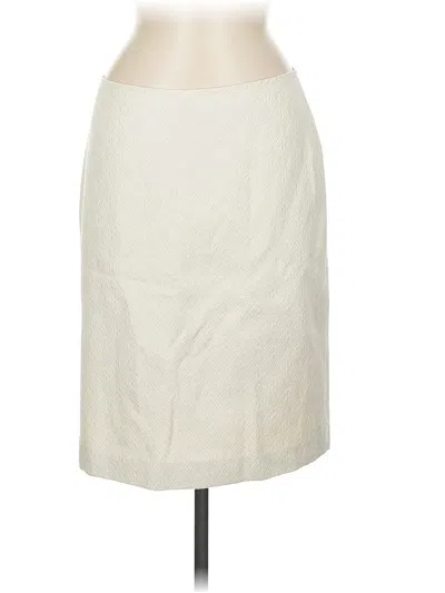 Pre-owned Isaac Mizrahi For Target Formal Skirt In Ivory