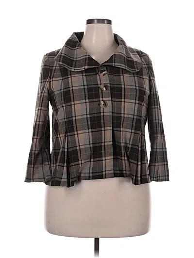 Pre-owned Isaac Mizrahi For Target Jacket In Brown