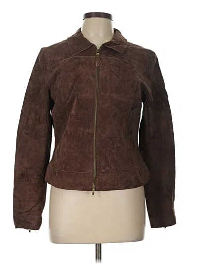 Pre-owned Isaac Mizrahi For Target Jacket In Brown