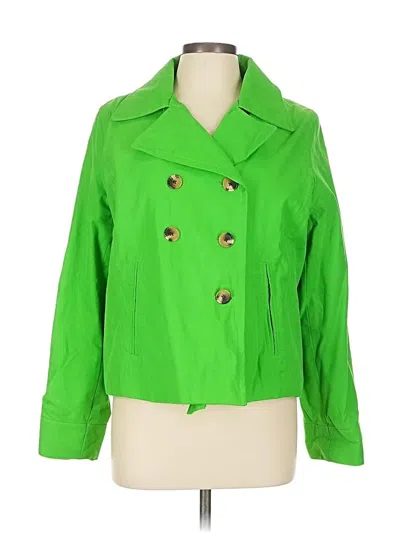 Pre-owned Isaac Mizrahi For Target Jacket In Green