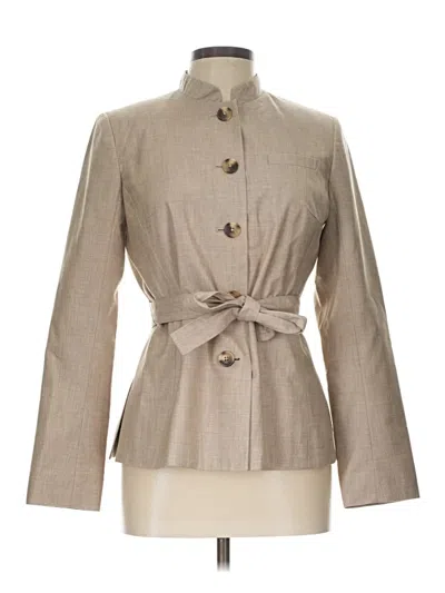 Pre-owned Isaac Mizrahi For Target Jacket In Tan
