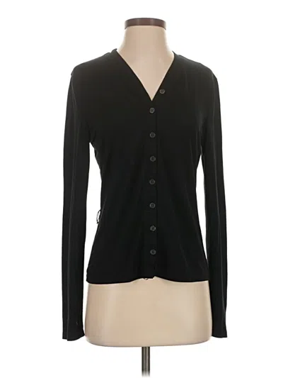 Pre-owned Isaac Mizrahi For Target Long Sleeve Henley Shirt In Black