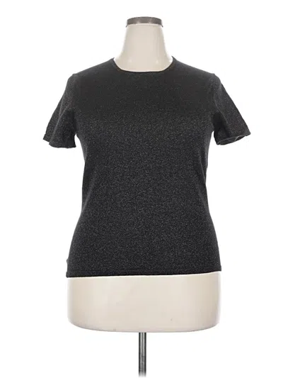 Pre-owned Isaac Mizrahi For Target Short Sleeve T-shirt In Gray
