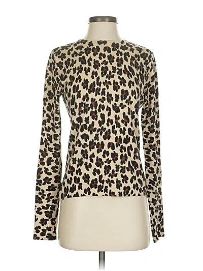 Pre-owned Isaac Mizrahi For Target Silk Pullover Sweater In White