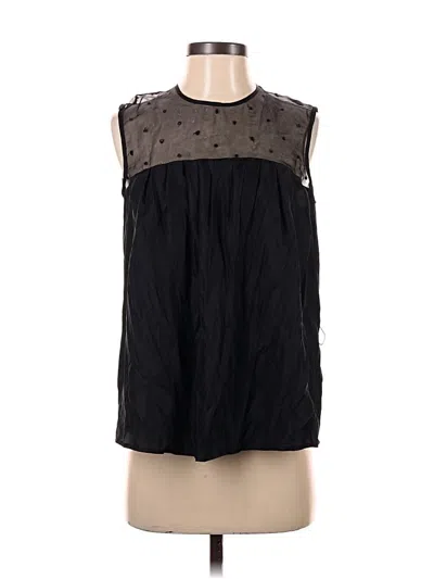 Pre-owned Isaac Mizrahi For Target Sleeveless Blouse In Black