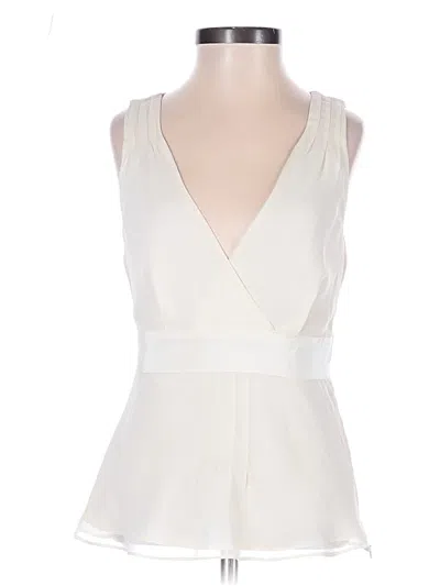 Pre-owned Isaac Mizrahi For Target Sleeveless Blouse In Ivory