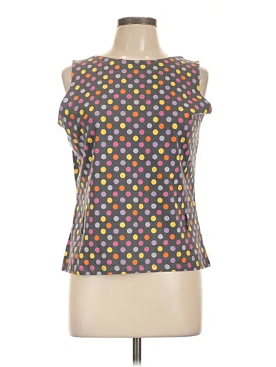 Pre-owned Isaac Mizrahi For Target Tank Top Brown Strapless Neckline Tops